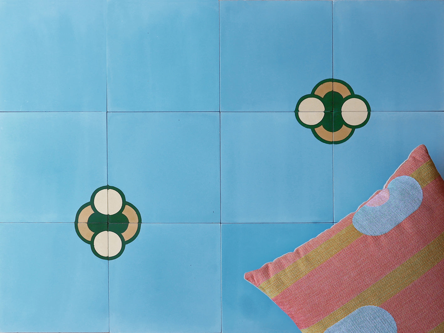 Toumèto, carreau de ciment, Margaux Keller Collections x Carocim