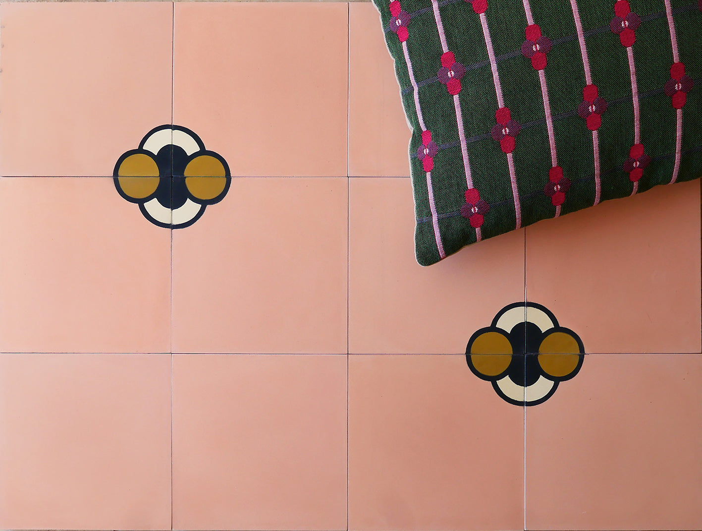 Toumèto, carreau de ciment, Margaux Keller Collections x Carocim