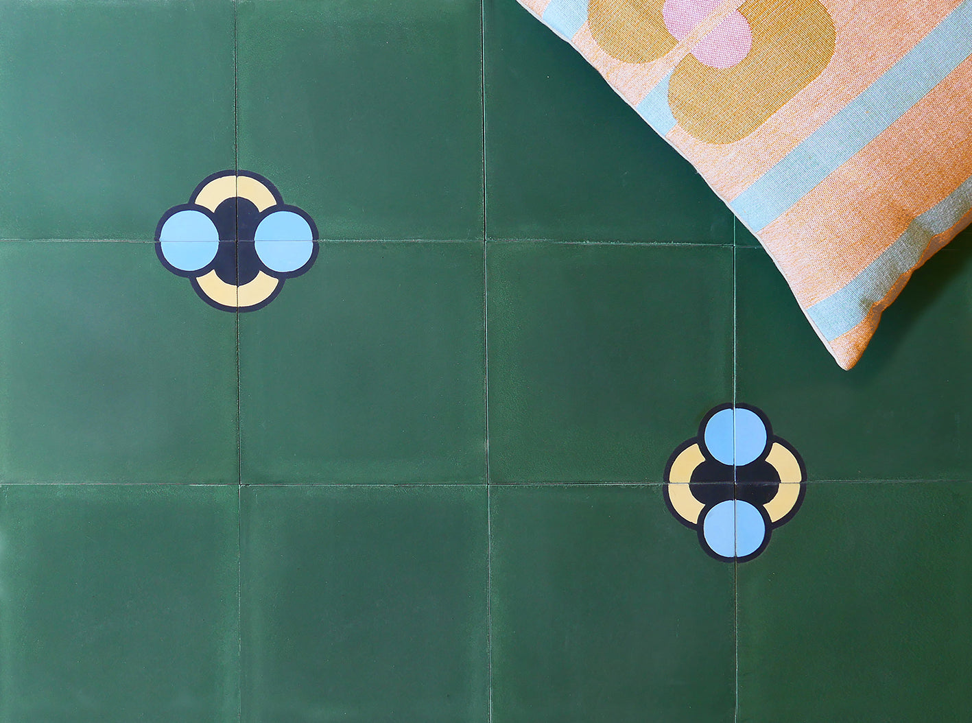 Toumèto, carreau de ciment, Margaux Keller Collections x Carocim