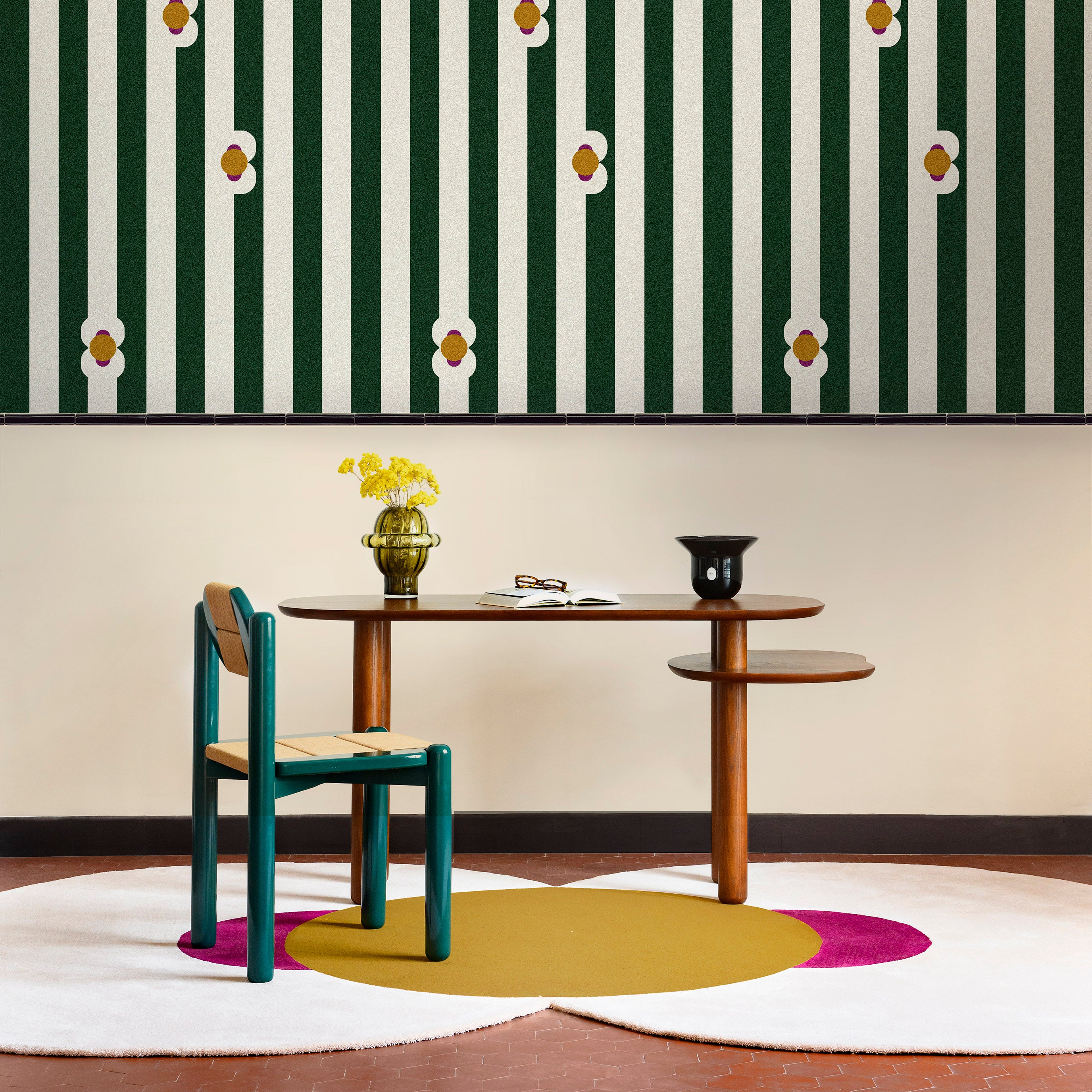 Maïoun, papier-peint