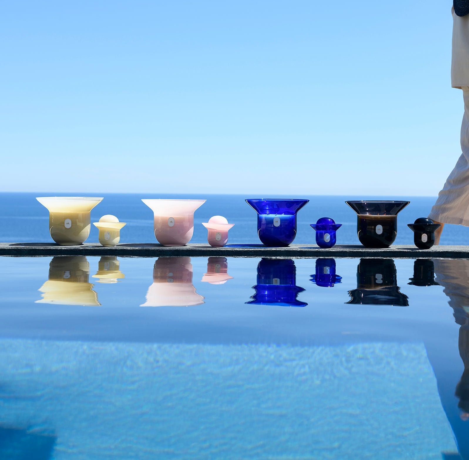 Calabrun, la grande bougie Rose Calcaire