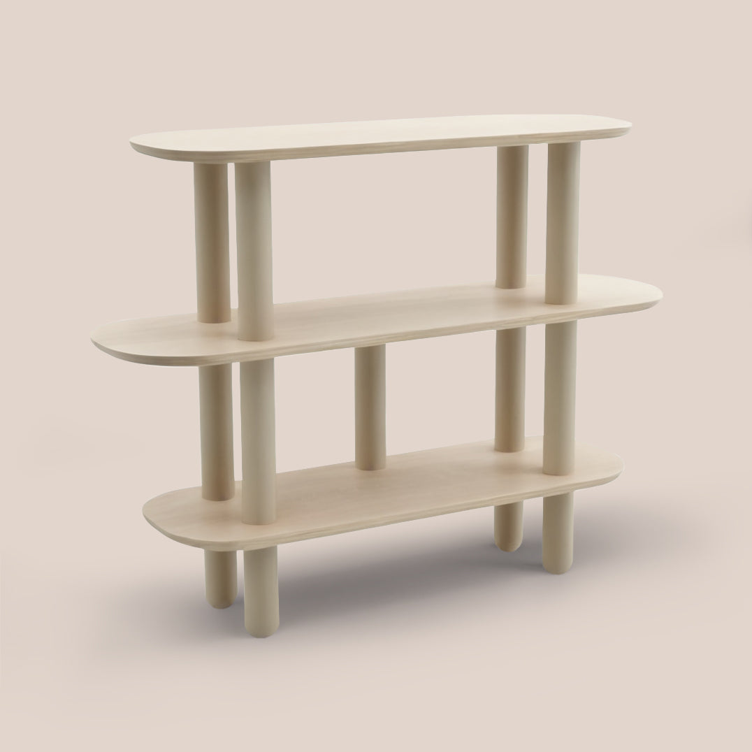 Riou, bookcase H100 x L180