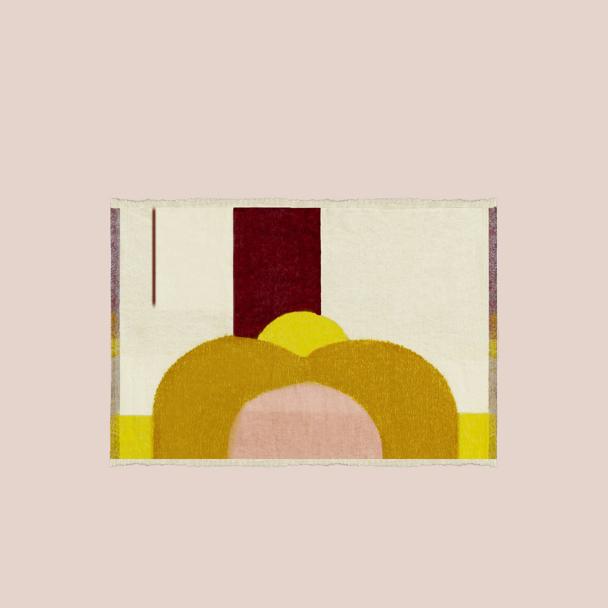 Cacho-fiò, mohair wool throw
