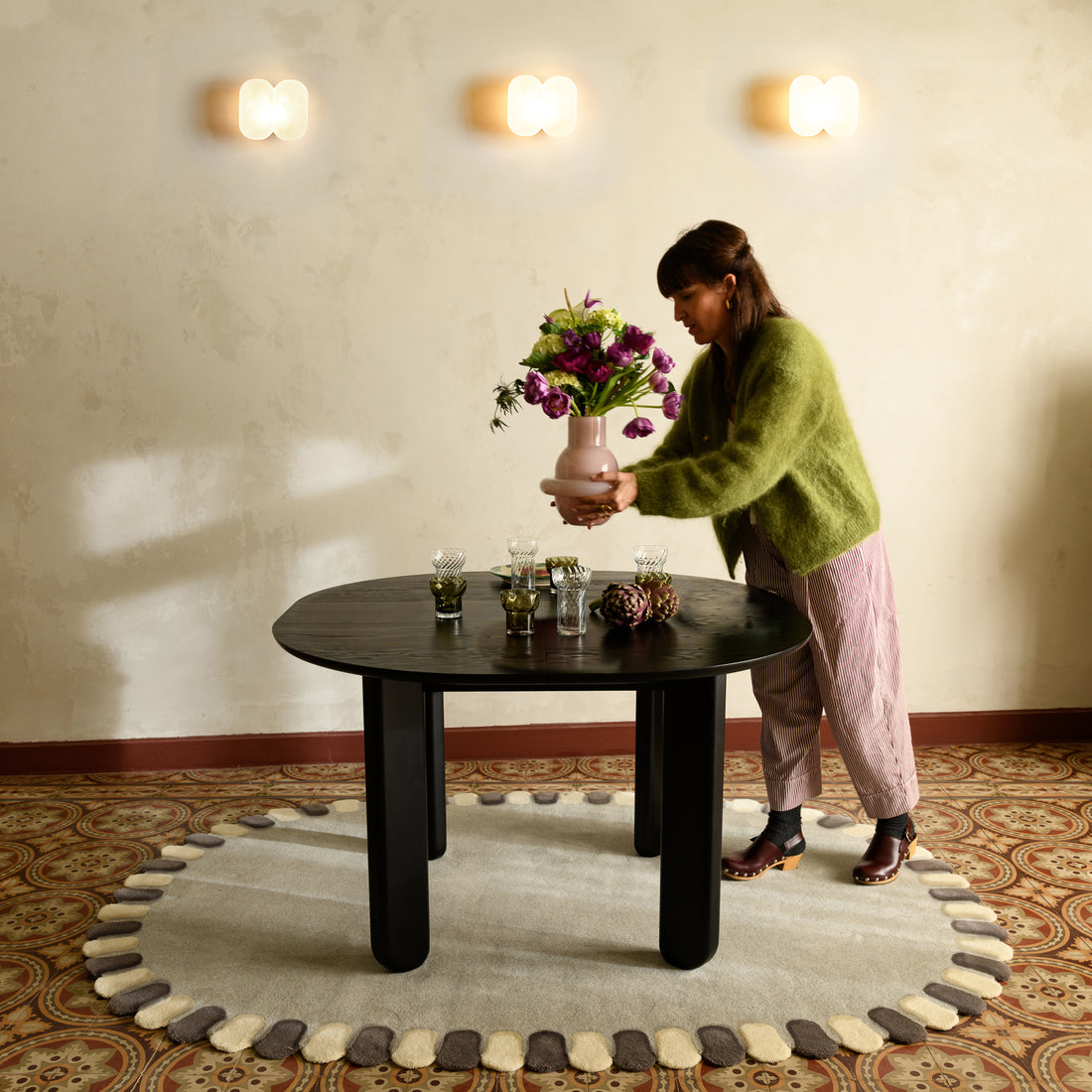 Belem, dining table - extendable
