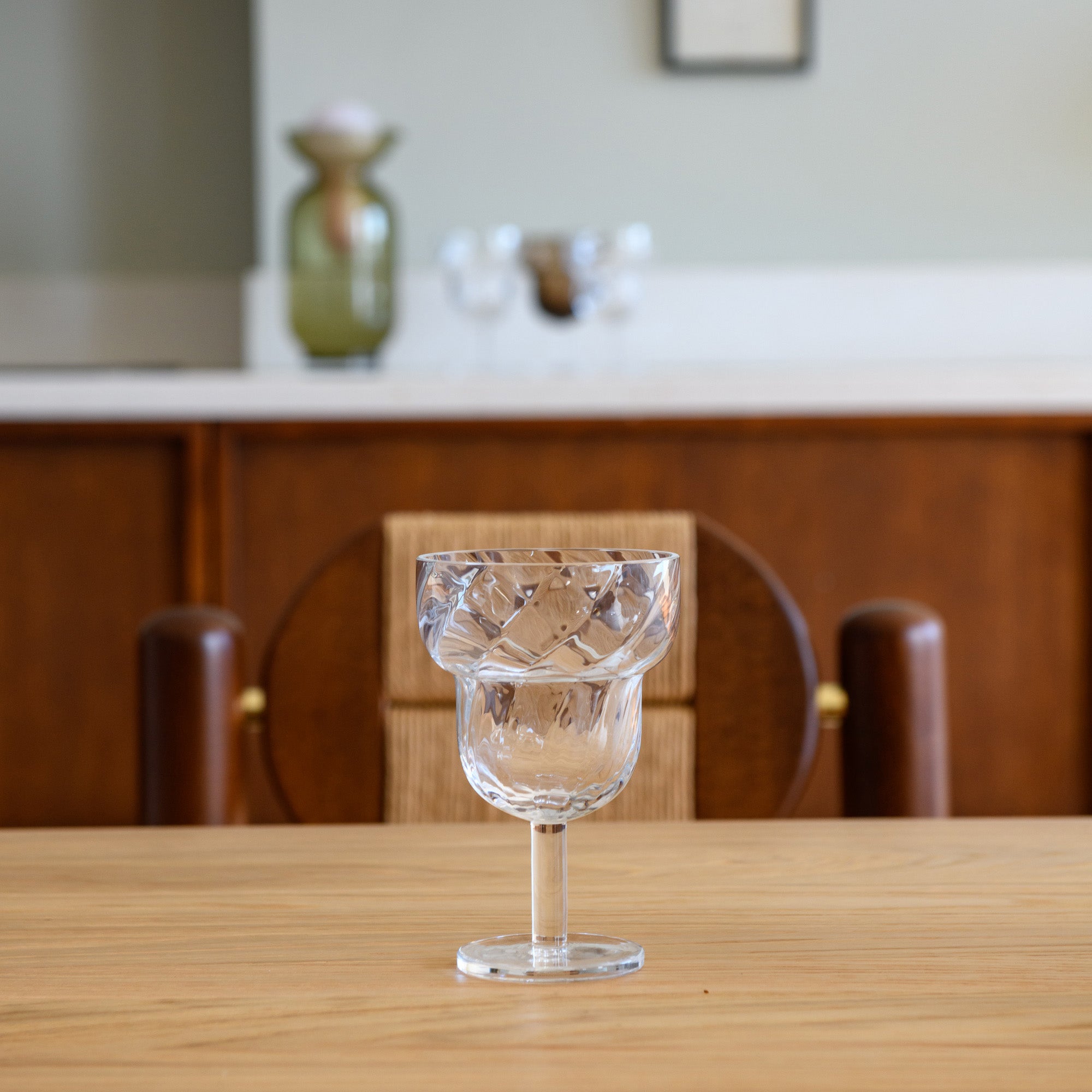 Parasol, verres à vin