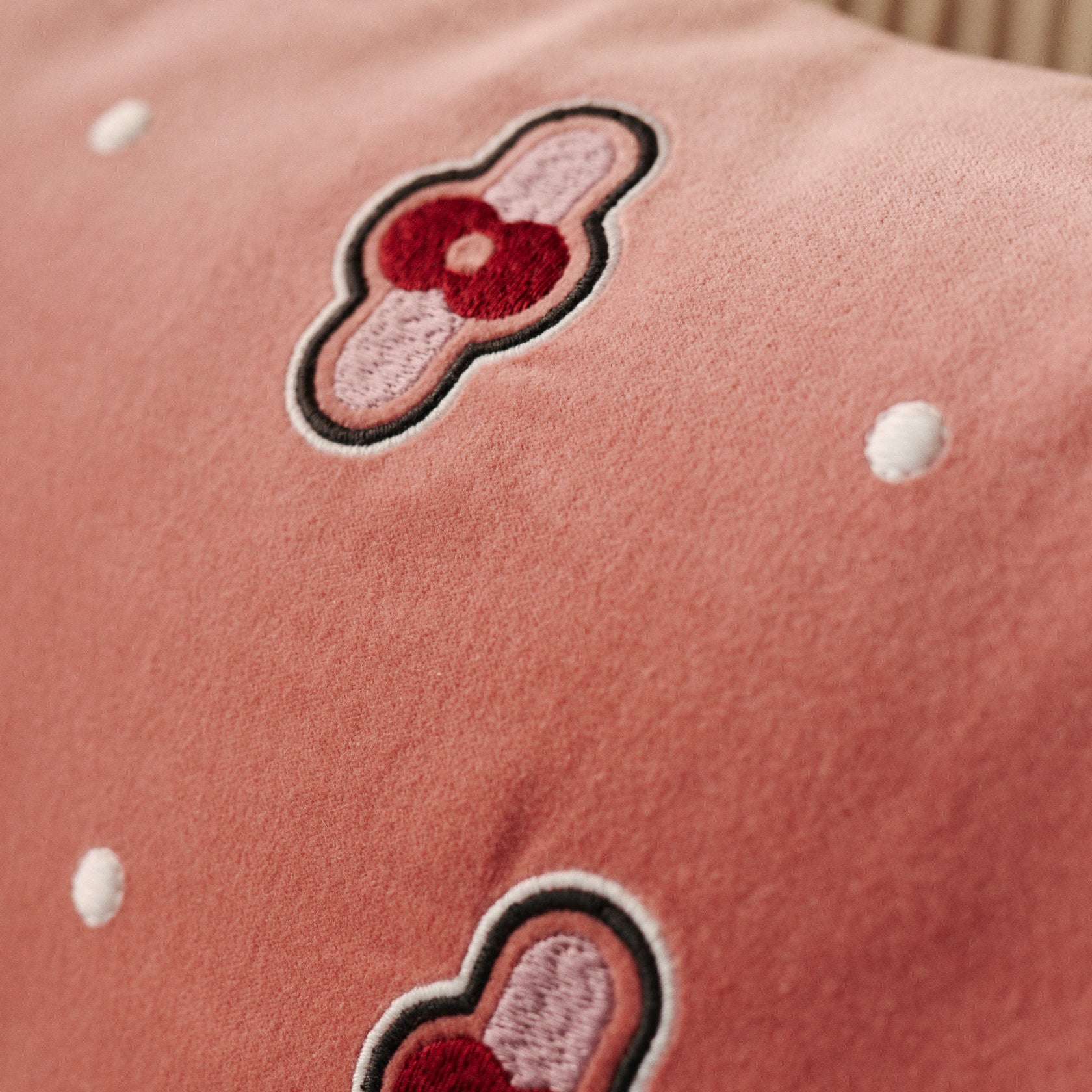 Linette, housse de coussin en velours