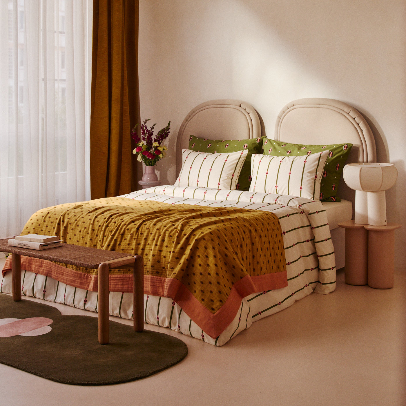 Les immortelles, le couvre-lit