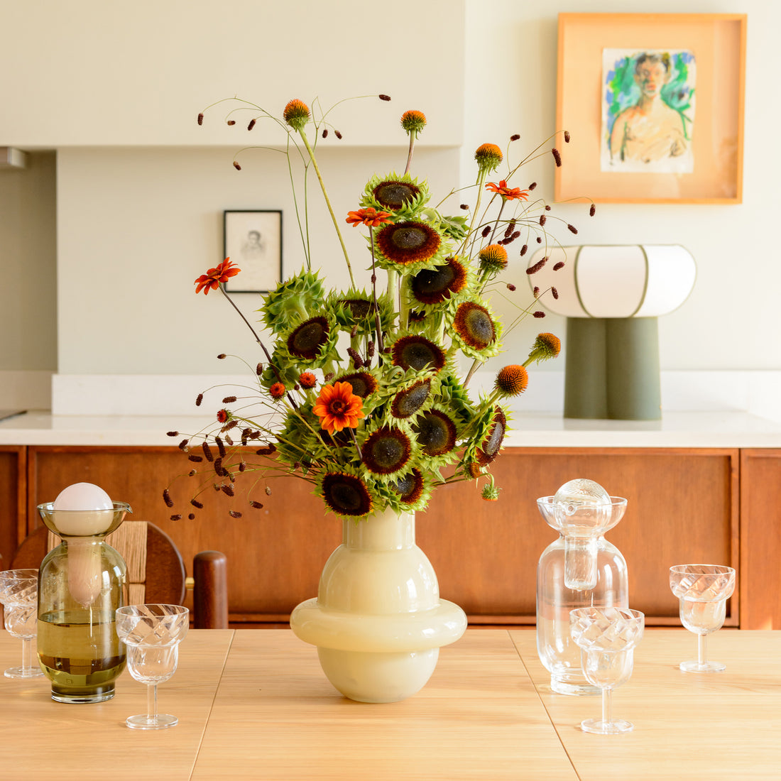 Madalena, Pink Limestone vase