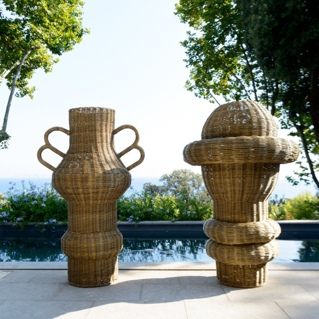 Marius, XXL wicker vase