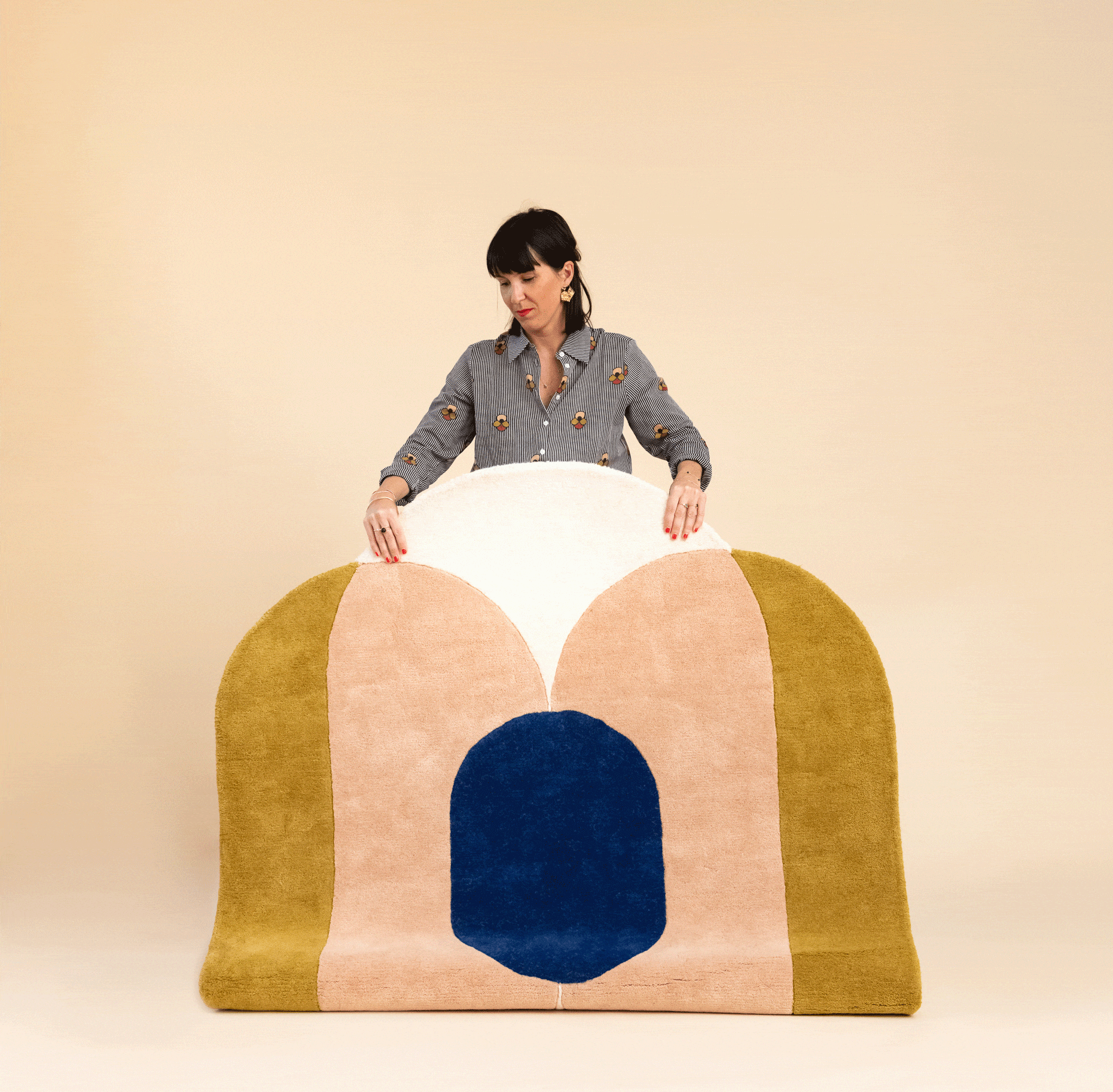 Bisou, exceptional handmade carpet