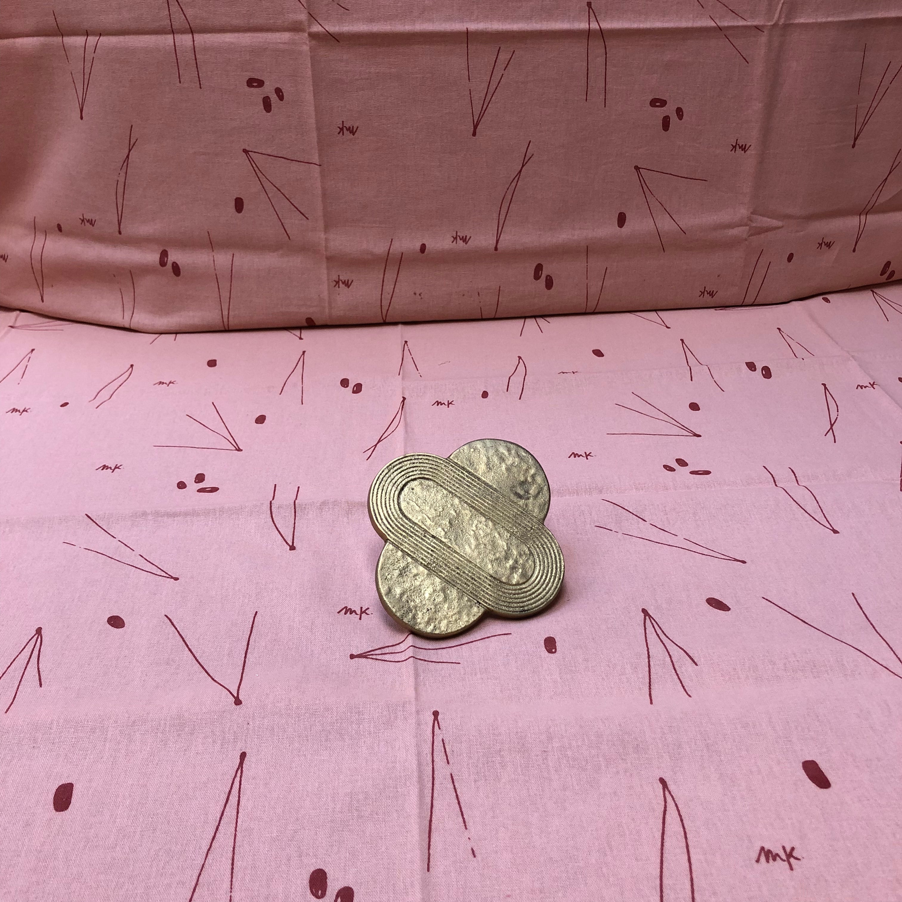 Mousco, patère en bronze d&