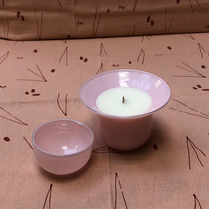 Calabrun, bougie - Rose Calcaire Imparfaite