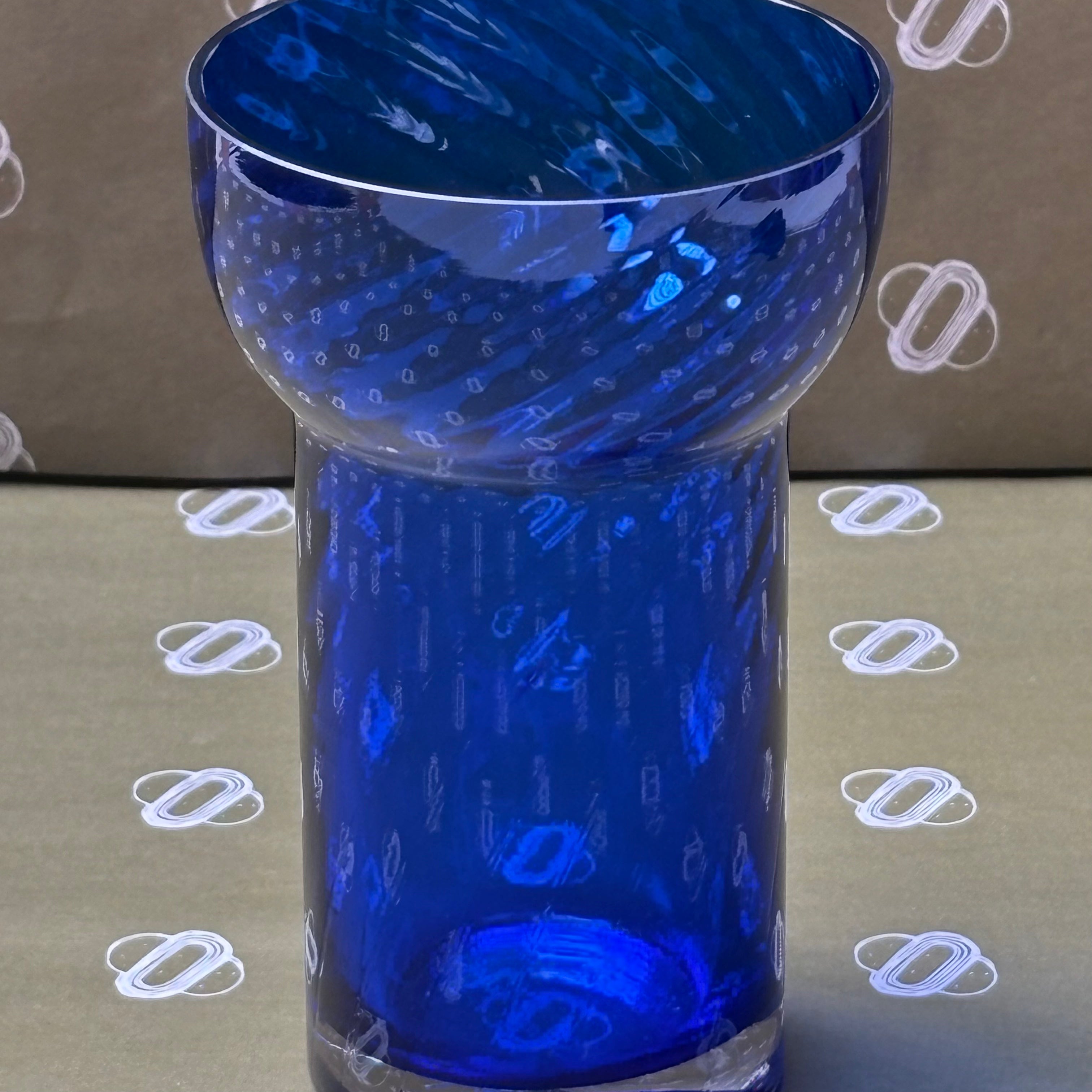 Parasol, verres soufflés bouche Imparfait