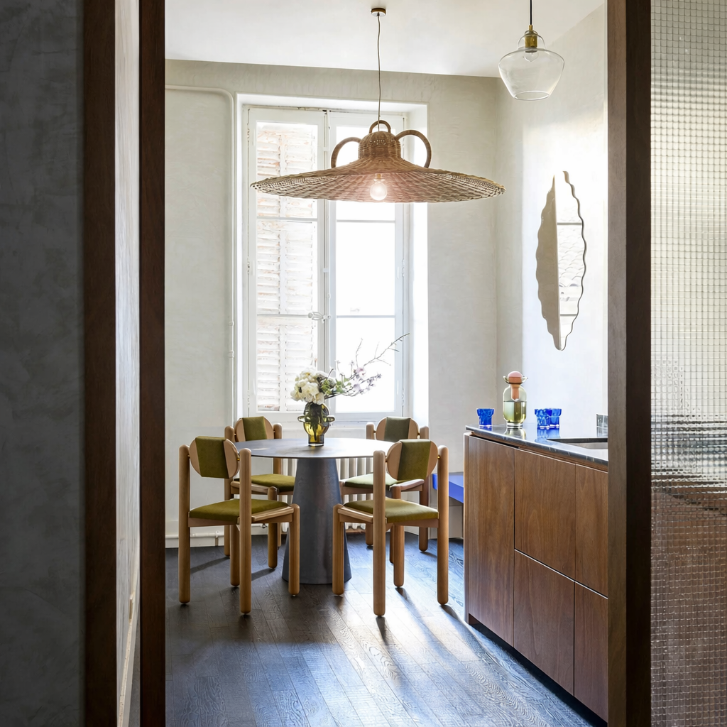 Mirèio, chaise tapissée