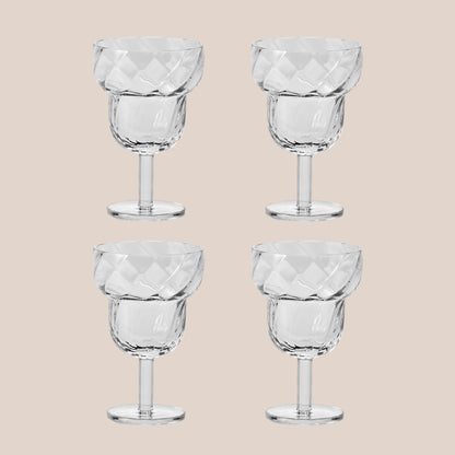 Parasol, set of 4 glasses