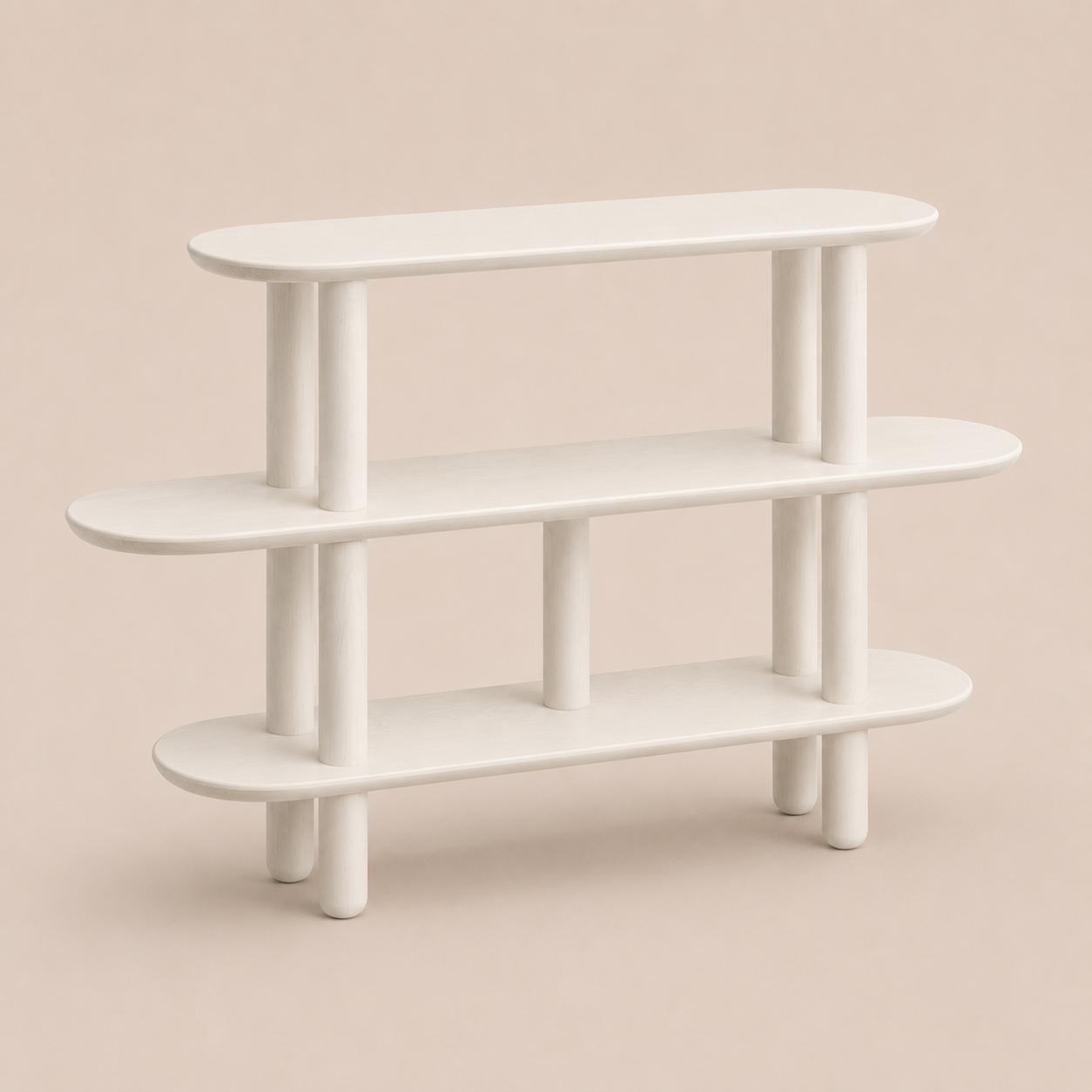 Riou, bookcase H100 x L180