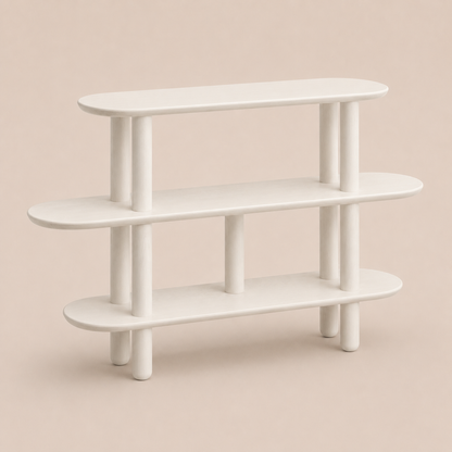 Riou, bookcase H100 x L180