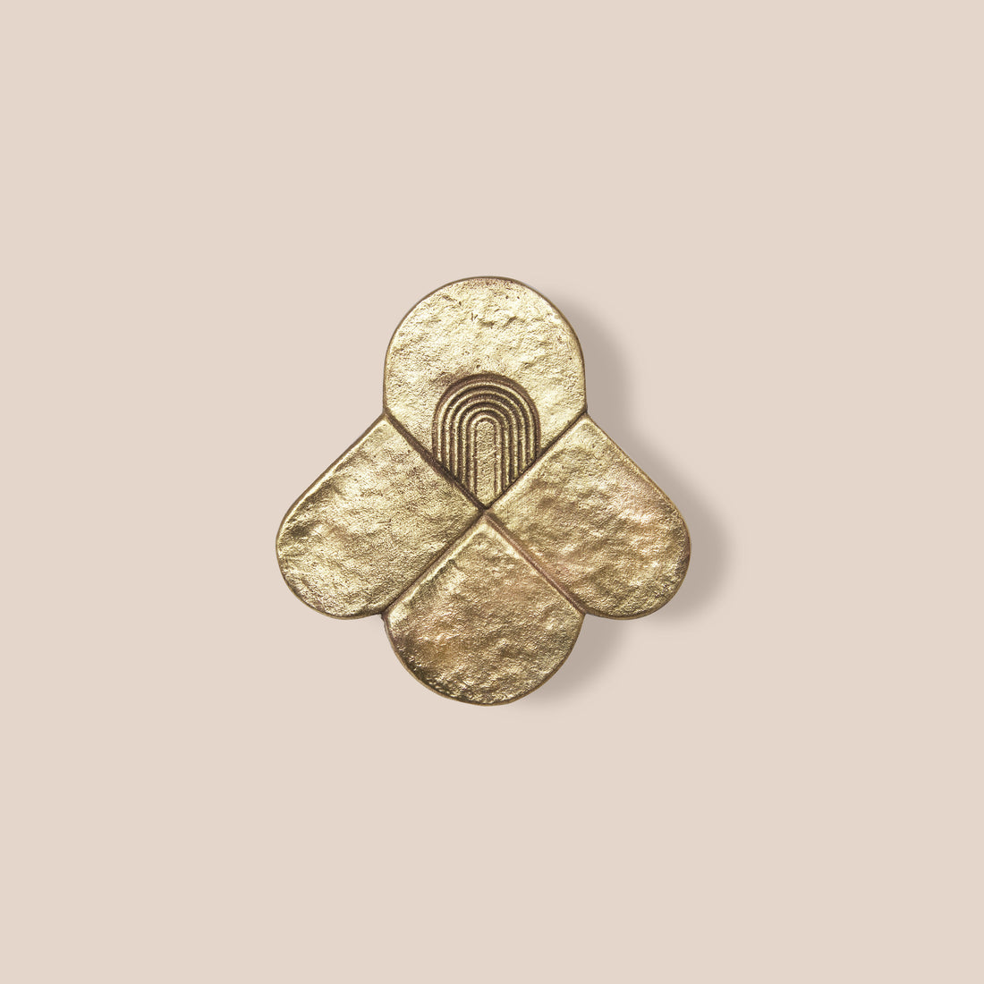 Cicala, patère en bronze d&