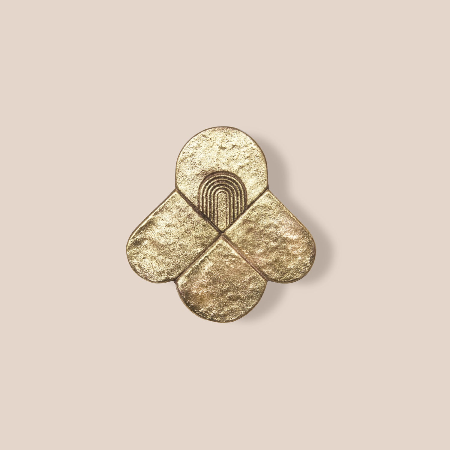 Cicala, patère en bronze d&