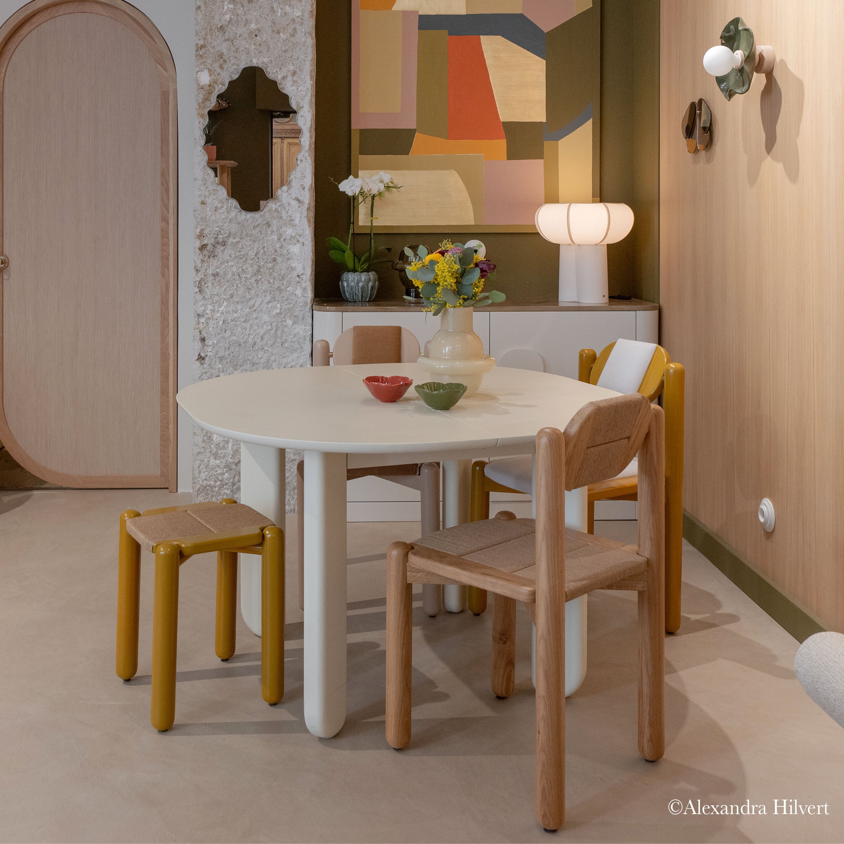 Mirèio, chaise tressée