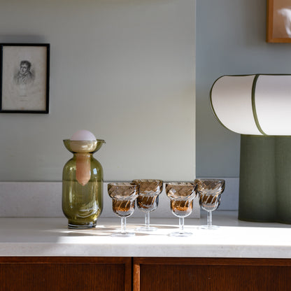 Parasol, set of 4 glasses