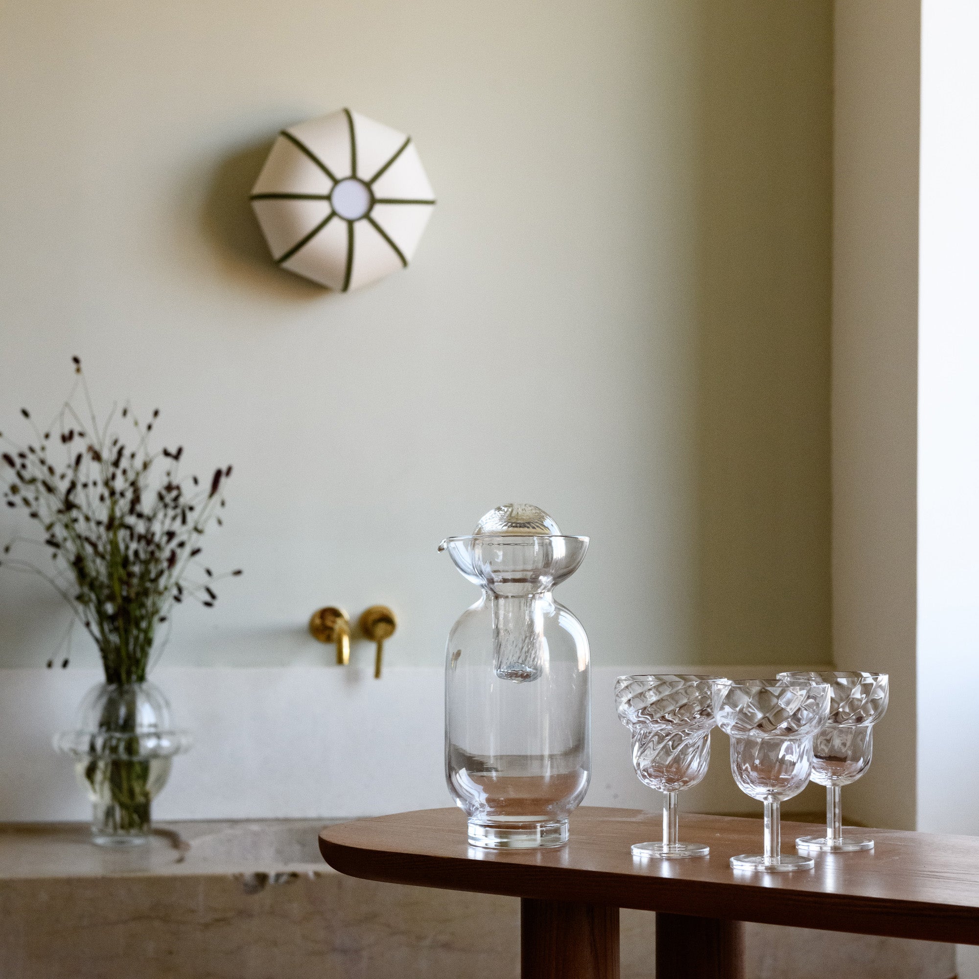 Parasol, set of 4 glasses