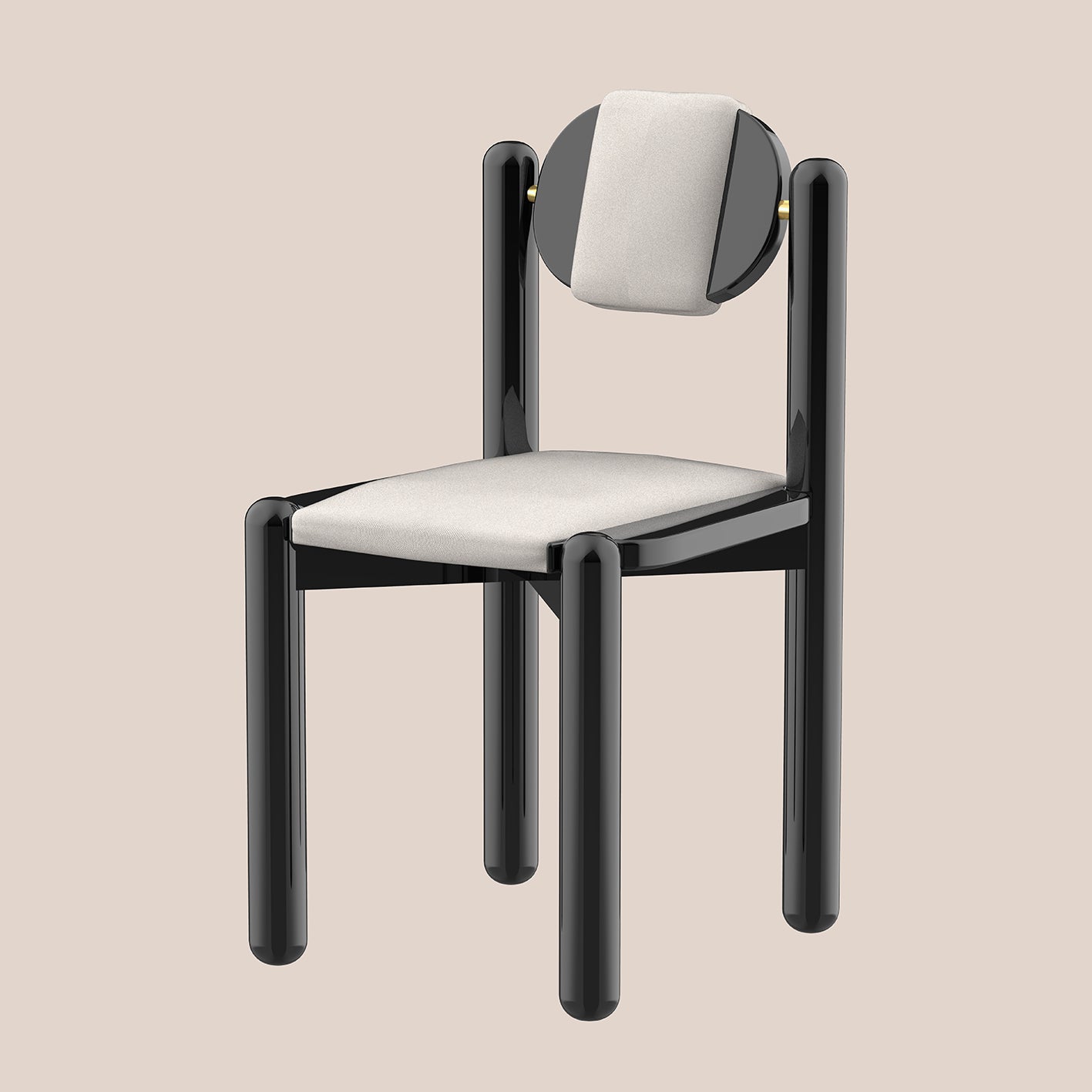 Mirèio, chaise tapissée