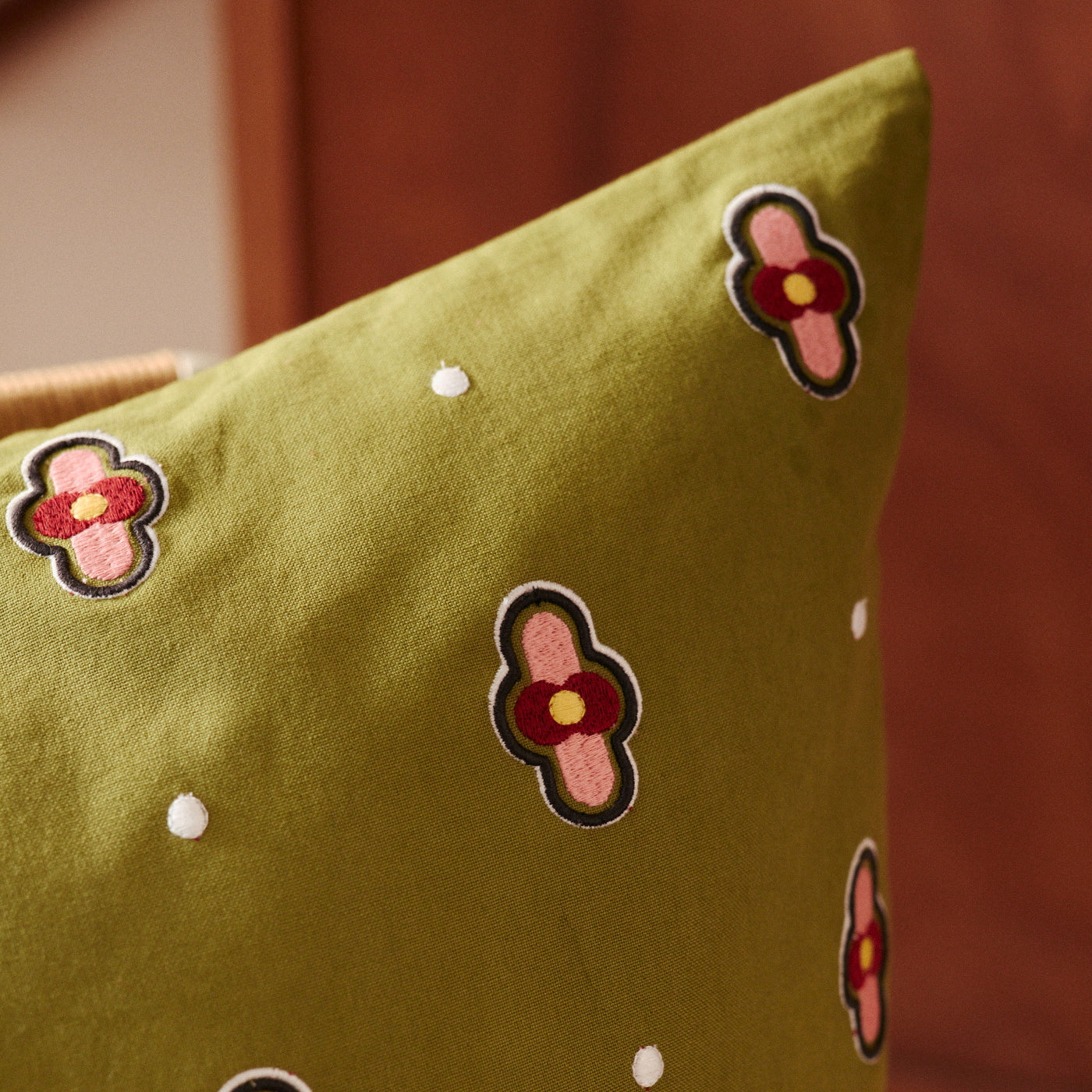 Marjolaine, housse de coussin maxi