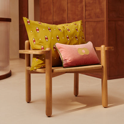 Nine, housse de coussin en velours