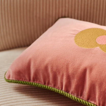 Nine, housse de coussin en velours