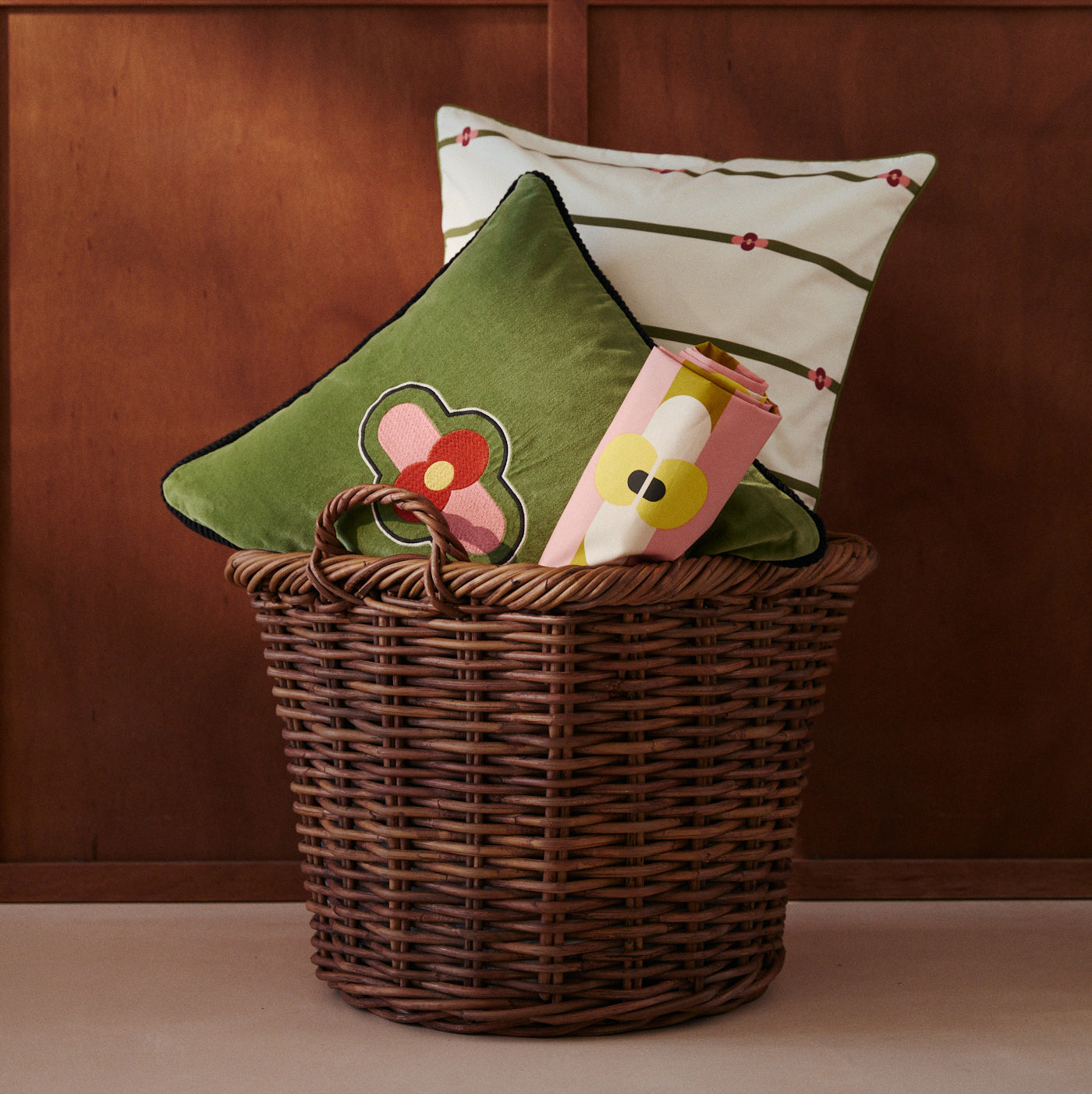 Nanou, housse de coussin en velours