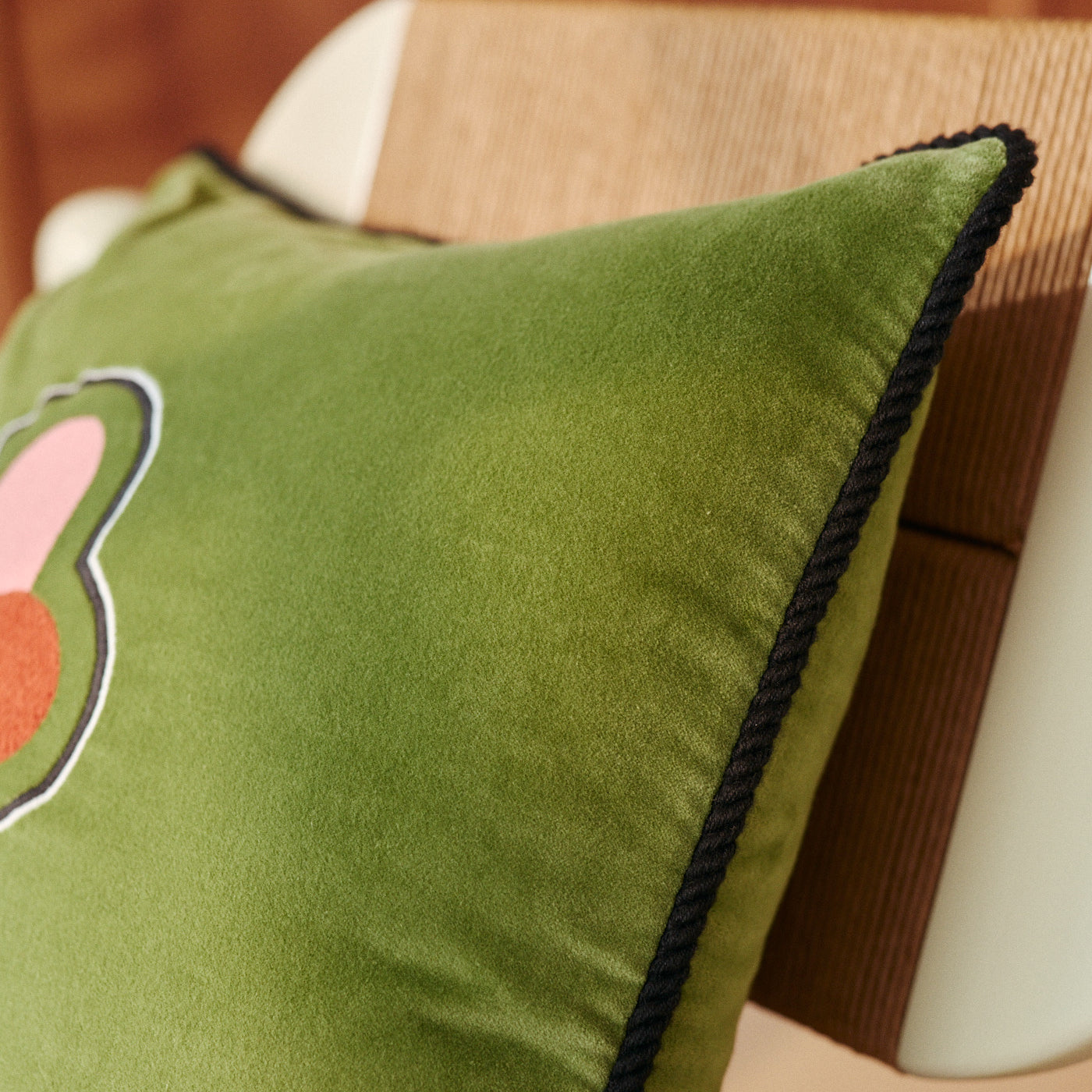 Nanou, housse de coussin en velours