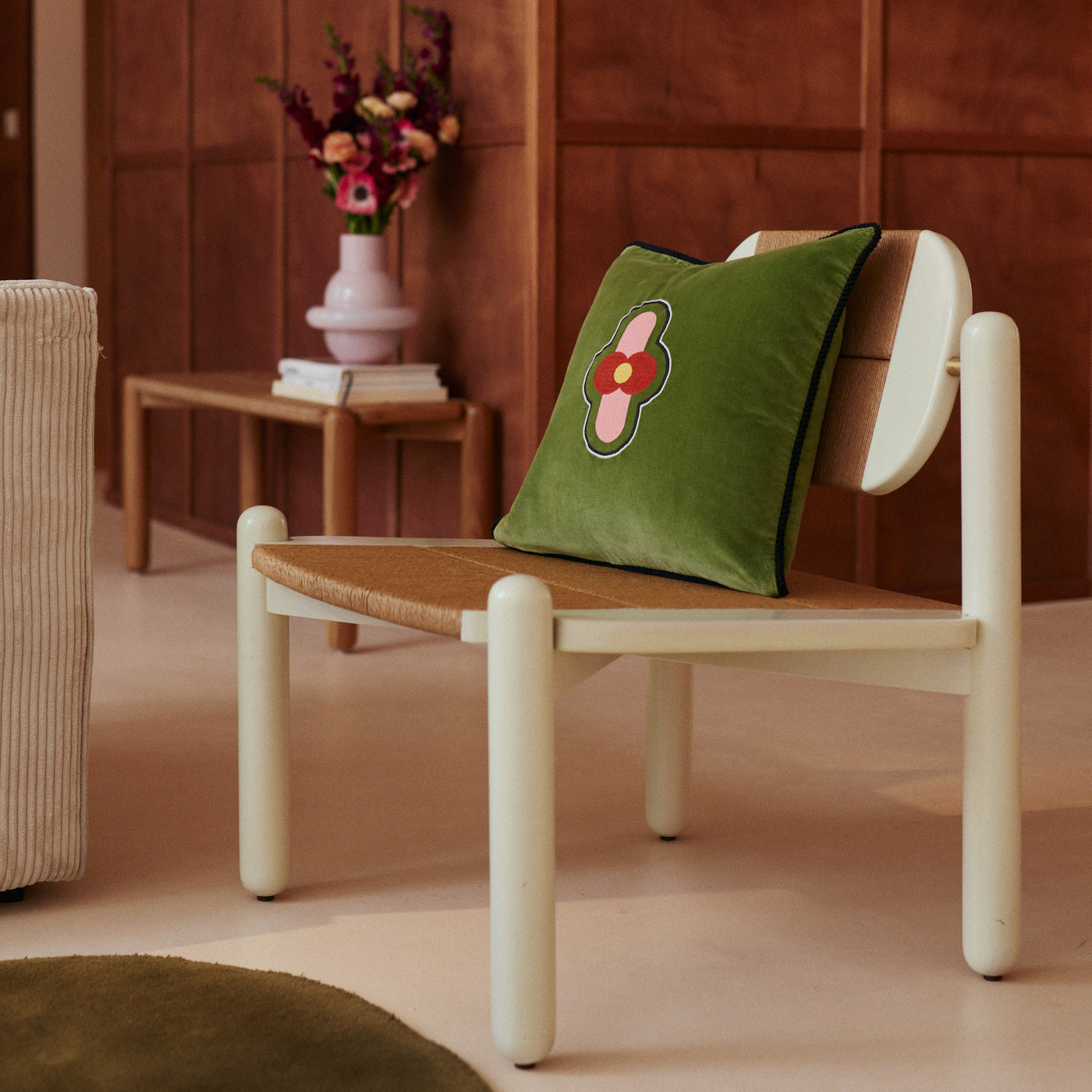 Nanou, housse de coussin en velours