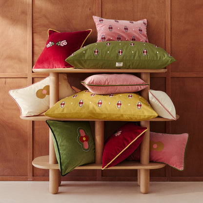 Linette, housse de coussin en velours