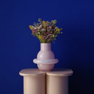 Madalena, Pink Limestone vase