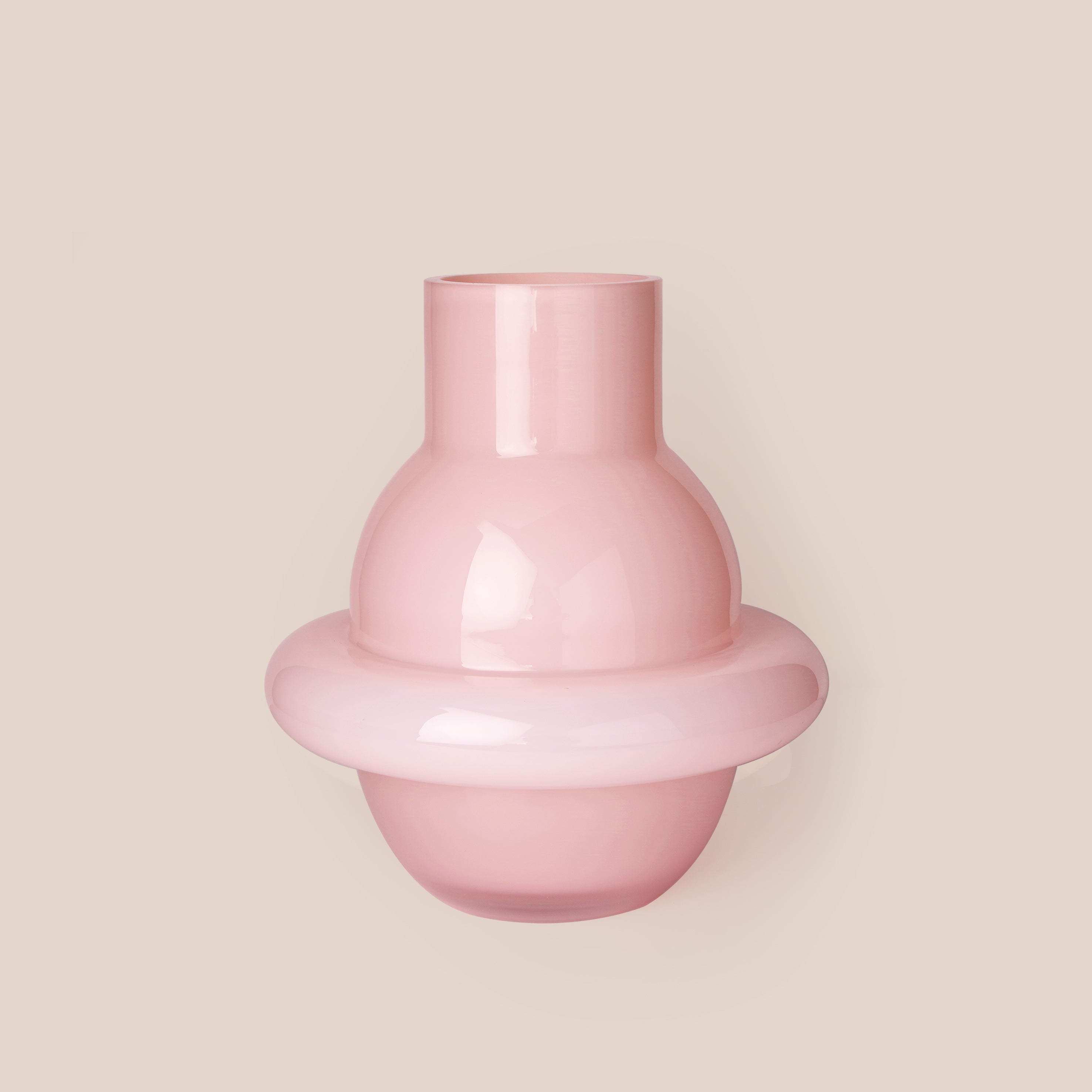 Madalena, Pink Limestone vase