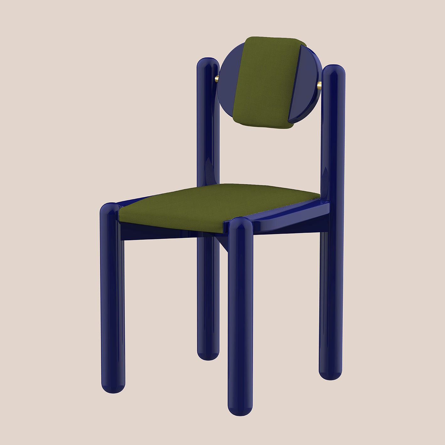 Mirèio, chaise tapissée