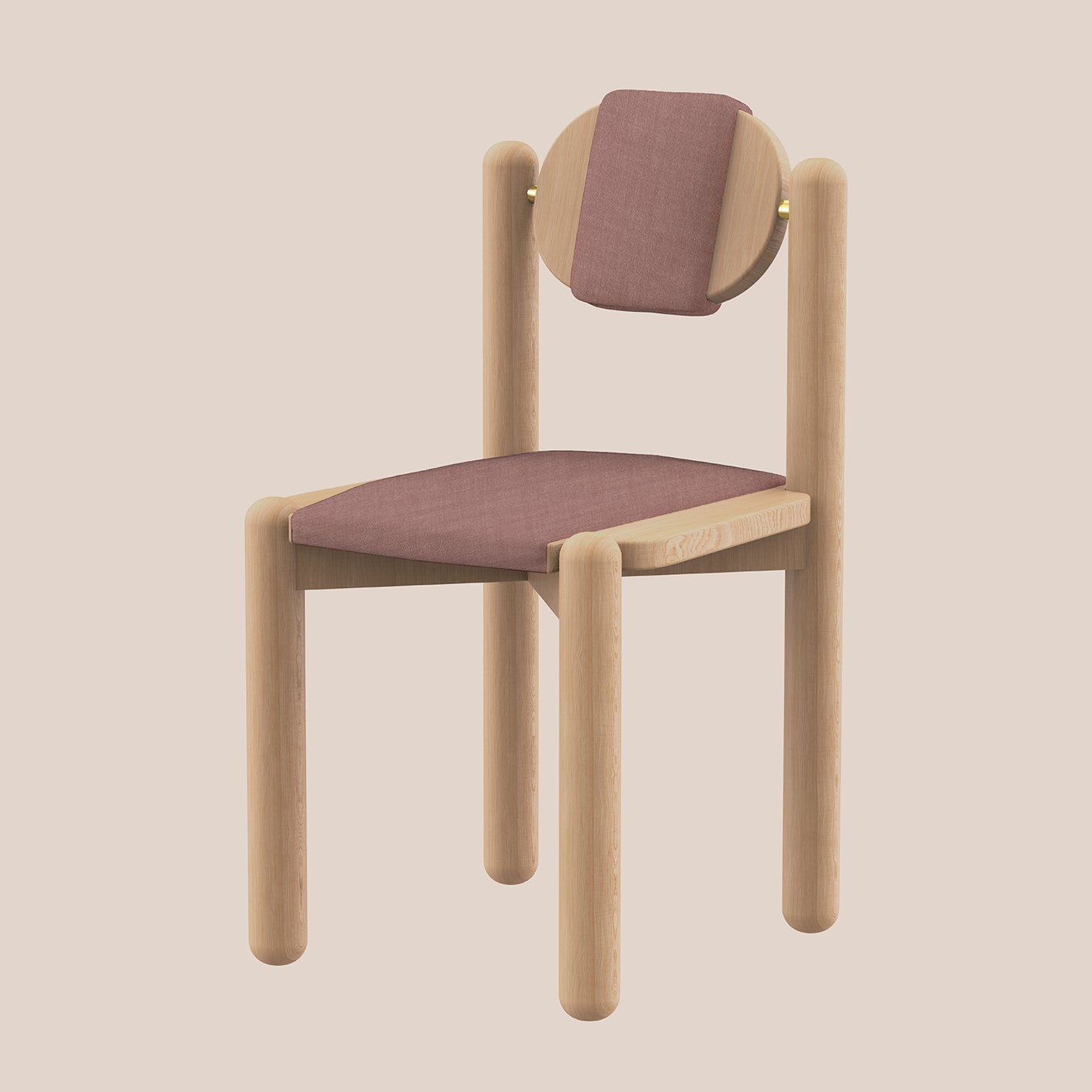 Mirèio, chaise tapissée
