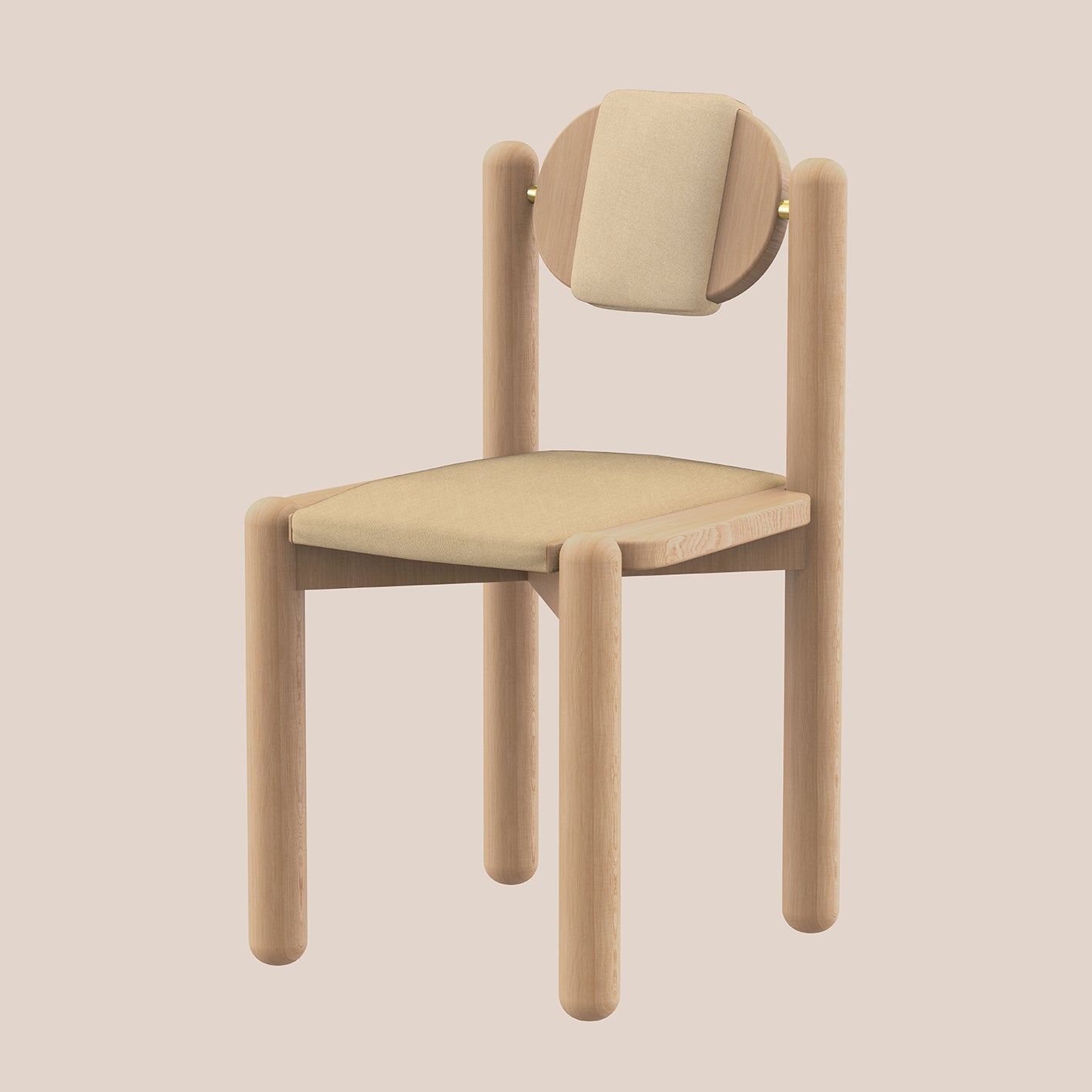 Mirèio, chaise tapissée