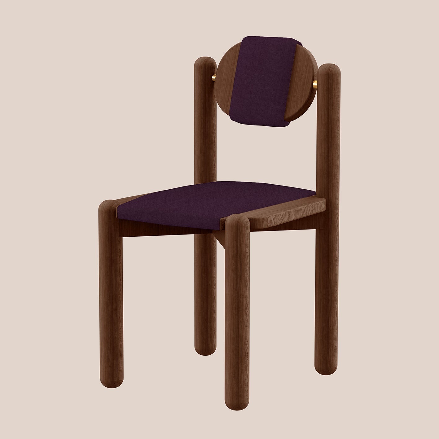 Mirèio, chaise tapissée