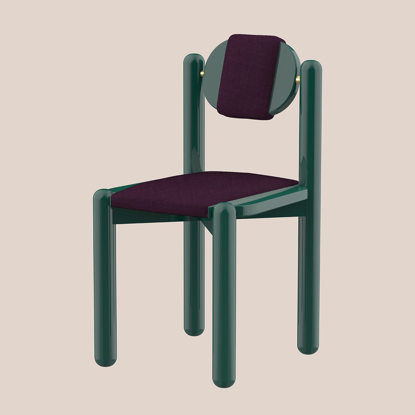 Mirèio, chaise tapissée