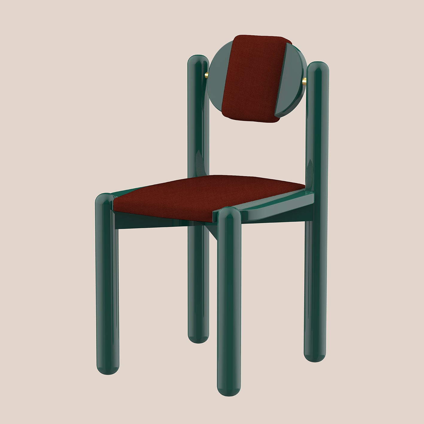 Mirèio, chaise tapissée