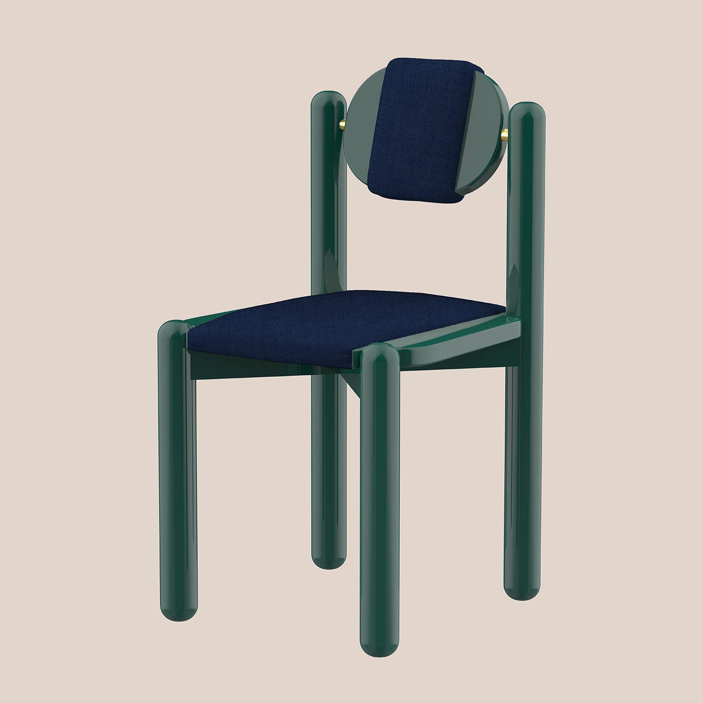 Mirèio, chaise tapissée